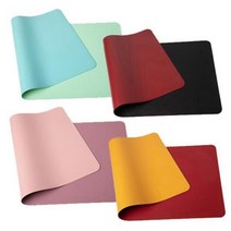 Zizzy DMP 80 PU 인조가죽 양면 데스크패드 x40cm 장 책상 커버 테이블 매트 용품 판 깔