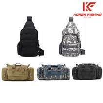 코리아피싱 웨이스트백 워킹 루어가방, 웨이스트백 카키