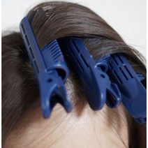 재그 JEGH 셀프 미용 집게핀 뿌리볼륨 살려주는 편한 볼륨업 빅집게핀 3개 한세트, 브라운 3개