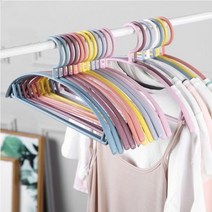 룰루홈 늘어짐 방지 라운드 옷걸이 10p, 1개, 핑크