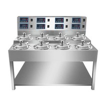 솥밥 업소용 기계 단체 돌솥밥 밥솥 대형 스마트 식당, 상세 페이지 참고, 6 헤드 이중 단일 행 냄비 쌀 기계