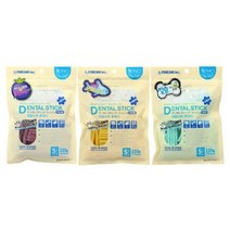 포켄스 덴탈스틱 후레쉬 작은별 칼슘s 오메가s 블루베리s 220g + 랜덤껌