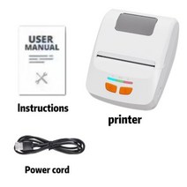 옵셋인쇄기 잉크젯마킹기 골프공 평판 프린터 미니 스티커 라벨 감열식, T230 White No Paper+AU 플러그