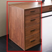 카루쏘 멀바우 서랍책상 1200 1600 1800, 5. 카루쏘 600 서랍장(폭600mm)