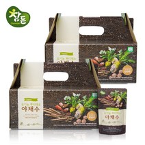 참든 뿌리채소 야채수 100mlX60포 5가지뿌리채소 비타민C추가 유기가공 HACCP, 60포, 100ml