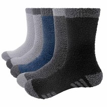 손발 보온 GiveGift 5 쌍 남자의 푹신한 양말 두꺼운 겨울 아늑한 양털 퍼지 열 따뜻한 수면 침대 크기 36-44 EU