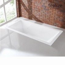 [씨트리] 직사각 매립형 욕조 ST-6722Q (1300mm), 단품