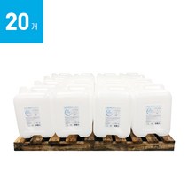 조이수 초순수 3차 살균 정제수 증류수 18리터 20개 지게차 배터리 화장품 의료용 가습기 냉각수, 단품