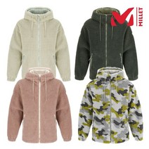 밀레 MILLET 4칼라 남여공용 남성 여성 오버핏 드랍숄더 포근하고 따뜻한 플리스 뽀글이 자켓