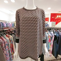 [포라리] 여름 봄가을 간절기 상품 소매 주름 블라우스 잔잔한 나염이 돋보임