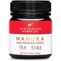 New Zealand Honey Co Raw Manuka Honey 마누카 꿀 UMF 15+ MGO 514+ UMF Certified