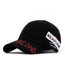 블랙블론드 BBD Slogan Patch Graffiti Logo Cap (Black)