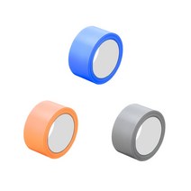 자국안남는 테이프 18mm 잘떨어지는 컬러 멀티 테이프312pro, 쿠팡 주황색