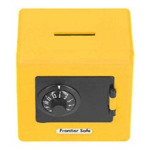 소형금고 불에안타는금고 비밀공간 어린이 돈 보관 케이스 안전 상자 코딩 된 잠금 동전 현금 저장 선물 용품 가정용 장식품, [04] YELLOW