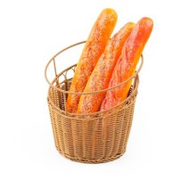 현모양처 PP라탄 원형 바게트 바스켓 GS-043-3525, 상세페이지 참조