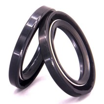 블랙 ID 50-75mm TC/FB/TG4 스켈레톤 오일 씰 링 NBR 더블 립 개스킷 회전 샤프트용, 25 55x75x8mm 1Pcs