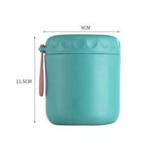 보온도시락 mini stainless steel insulated lunch box 컵, 협력사, 초록