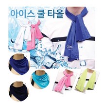다담따302 H 아이스 쿨링 타올/ 시원한 여름으로 가는 길 쿨 스카프와 함께하세요, 아이스쿨타올(직사각형-핑크)2P