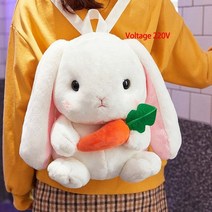 전기 순간 온수기 야외 화장실 만화 뜨거운 물 병 가방 220V 전기 휴대용 히터 손 따뜻한 Calefactor Mano, 02 White Rabbit_01 220V