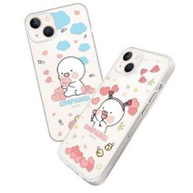 [바보사랑] B옴팡이 큐링 투명젤리 아이폰 케이스, 기종:아이폰12미니 / 디자인:해피팡팡, 상세 설명 참조