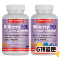 이노뉴트리션 50배농축 빌베리 2병 안토시안 영양제 천연 루테인 지아잔틴