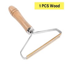 휴대용 수동 제모제 카펫 울 코트 의류 면도기 브러시 도구 재사용 가능한 양면 면도기 펠렛 린트 리무버, 01 1 PCS Wood