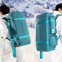 스노우보드 가방 등산 백팩 대용량 멀티백 스키 부츠 보드장비가방 대용량 엣지백 방수, 블루 카본 파이버(23모델) 55L