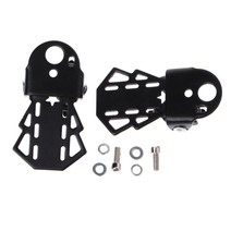 Bicycle Rear for Seat Pedal Steel Folding Mountain Bike Cycling Cool Riding Foot, Black, One Size