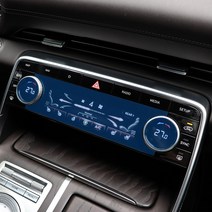 간지 제네시스 GV80 공조기 지문 기스 보호필름 액정 풀커버 신차 필수용품, GV80_공조기보호필름(2p)