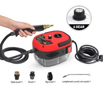 상업용 자동차 다기능 고압 스팀 청소기 주방 후드 110V-240V 2500W, 02 Red_04 AU_02 220V