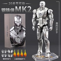 워머신마크1 어벤져스피규어 인피니티워 엔드게임 아이언맨피규어 워머신 아이언맨1 피규어, 아이언맨 mk2