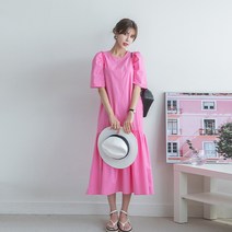 [나크21] (55~77) 러블리 퍼프소매 원피스 NK22-O-2