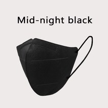 케어랩 하이클린 새부리형 컬러마스크 중형/대형 100매 패션마스크, 대형 - 미드나잇블랙100매