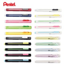 Pentel 펜텔 클릭 이레이져 슬라이딩 샤프식 지우개 (ZE80 ZE81), ZE80W-P 핑크