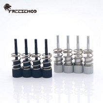 컴퓨터 FREEZEMOD-CPU 백 플레이트 나사 프로세서 워터 블록 고정 설치 AMD 인텔 PC 모드 장착 I7 I9 I10 라이젠 게이머, [01] Black AMD