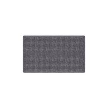 Apache Mills Plush Parquet Door Mat 91x152cm 아파치 밀스 현관용 매트 91x152cm, 다크그레이