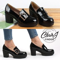 D링로퍼 여성로퍼힐 여자로퍼 통굽로퍼힐 HN상도D중