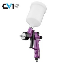 RP HVLP 중력식 스프레이건 1.3mm hvlp 자동차 도색 후끼 600ml, cv1s 퍼플 1.3mm