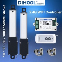 엑츄에이터 액추에이터 전동실린더 DHLA130 A1 타입 미니 모터 전기 텔레스코픽 로드 스트베스트 마이크로 솔레노이드 액추에이터 와이파이 컨트롤러 포함 10mm 30mm, A1 150MM 235N5MMS, With Wifi Controller