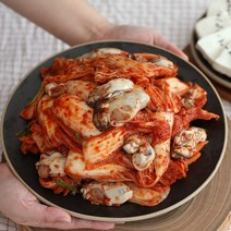 셰프애찬 국산 굴 겉절이 1kg 별미김치 굴 무침 알배기 겉절이 김치