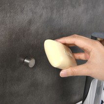 [에타홈] 스테인리스 마그네틱 비누걸이 홀더, 원통 흡착식 비누홀더