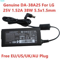 범용호환 DA-38A25 25V 1.52A 38W 5.5x1.5mm DYF-30 AC 어댑터 NB3540 NB3730A LH7 SH4 SH5 사운드 바 노트, 한개옵션0