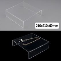 사각 아크릴 대형 상품 제품 진열대 디스플레이 디피 용 매장 화장품 판매점 거치대 받침대 소품 인테리어 장식 주얼리 악세사리 피규어 화장대 매니큐어 전시대 향수 테이블 투명 보석
