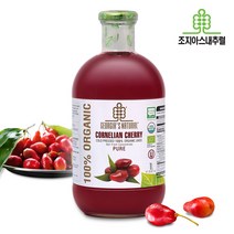조지아스내추럴 유기농 산수유 코넬리안체리 1 000ml, 1000ml, 1개