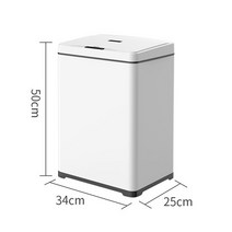 자동 센서 쓰레기통 가정용 주방 캐비닛 대형 유도 쓰레기 30L 8 갤런, 2.30L-블랙