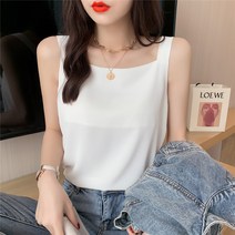 이중 정장나시 여름 셔츠 비침없는 나시 이너 슬리브리스 편한 정장 쉬폰나시