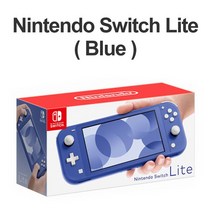 게임기 nintendo switch lite 산호색 핸드헬드 게임 콘솔 작고 가벼운 디자인으로 이동 중에도 게임을 즐길 수 있는 조이콘 빌드 262 262 262, 라이트 블루