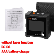 다기능레이저수평기 수평자 자 거리측정기 레벨기 수평 전자 줄자 laser digital protractor inclinometer protractor laser usb 석 측정, 레이저 없이