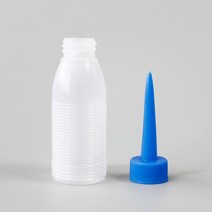 [전용튜브/소/낱개/40ml]줄눈 시공 재료 오일병 소스병 기름병 본드통, 45_전용튜브(소/파랑뚜껑_낱개), 1개