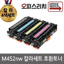HP호환 M452nw 재생토너 칼라4색세트 100%호환칩 CF410A